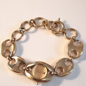 Watch Gold Tone Tommy Hilfiger For Her